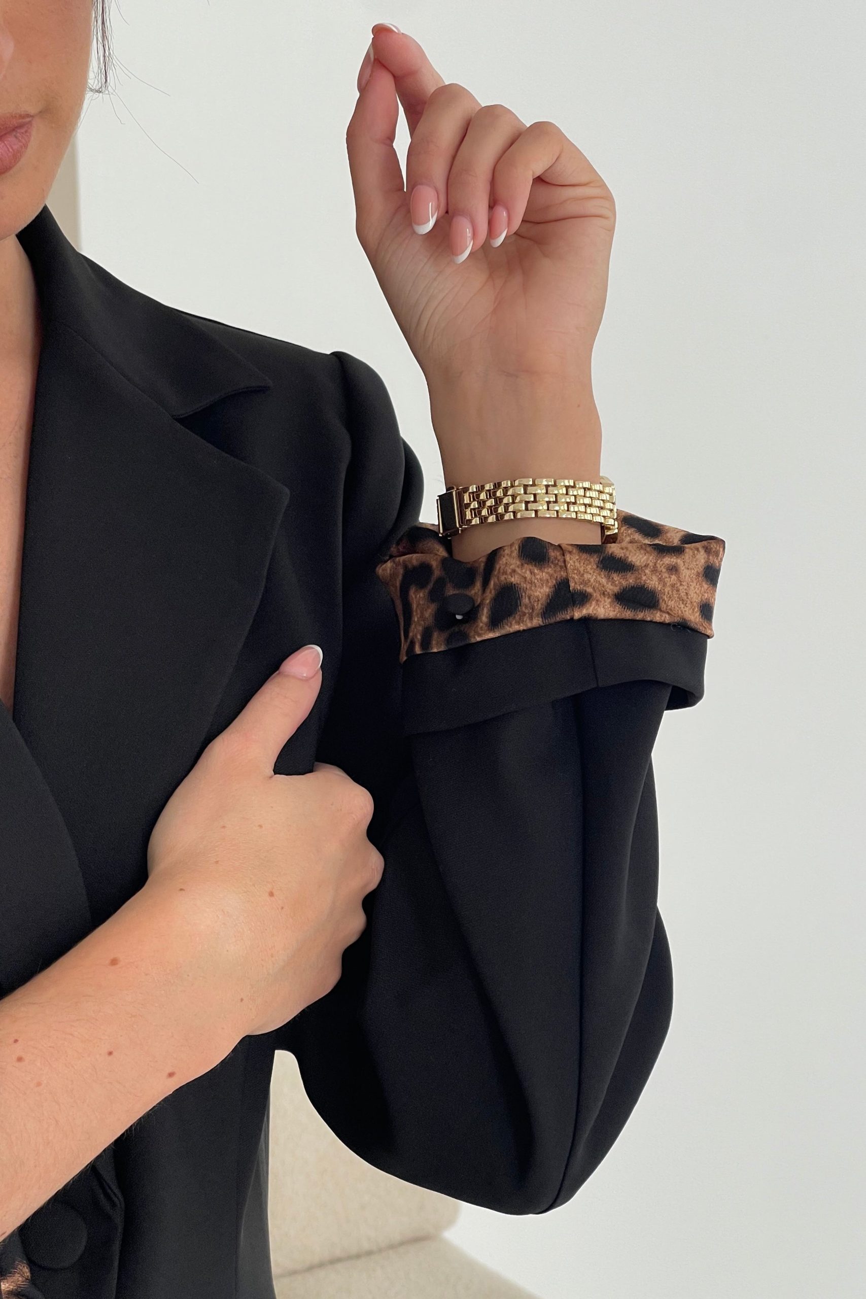 Stevie Classic Fitted Blazer Black - Image 5